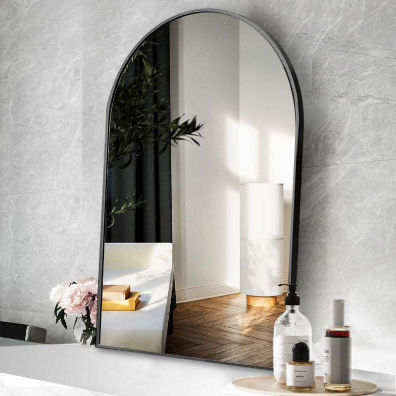 Arched Wall Mirror - Aluminium Frame