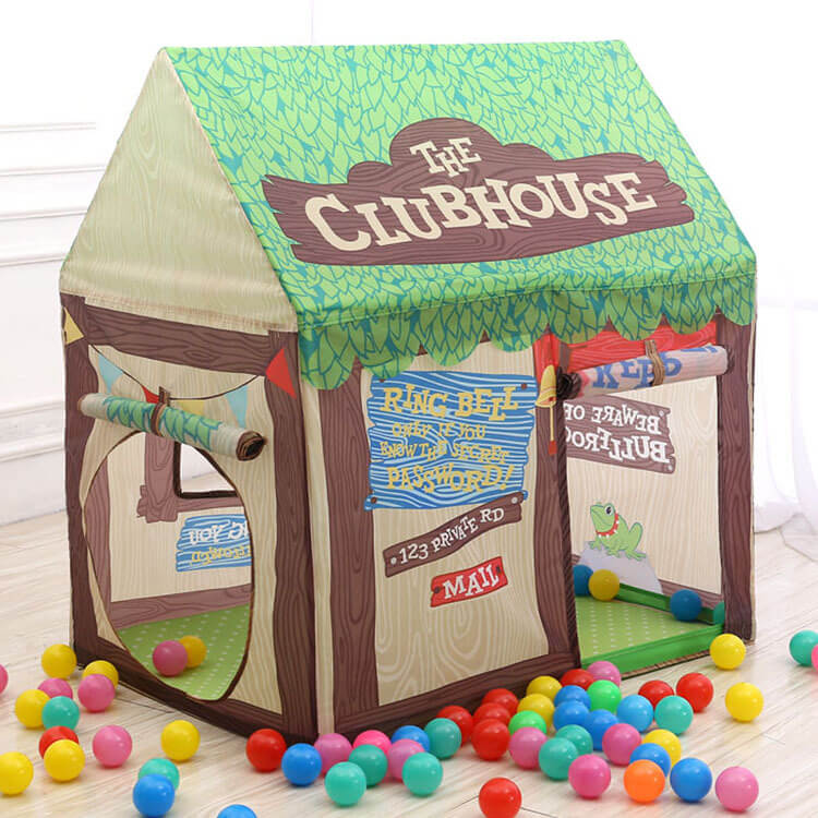Kids Play Tent House - Fibreglass Frame with Carry Bag