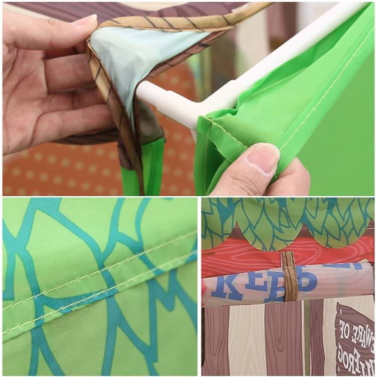 Kids Play Tent House - Fibreglass Frame with Carry Bag