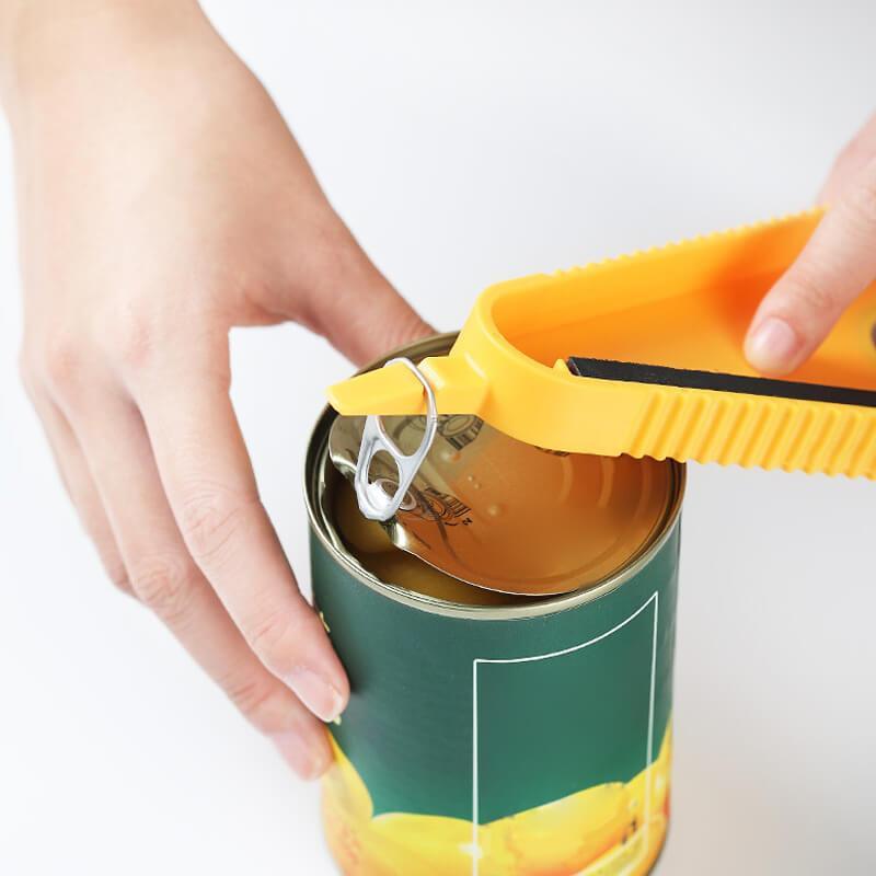Multifunctional Jar and Bottle Opener - 6-in-1 Set of 2